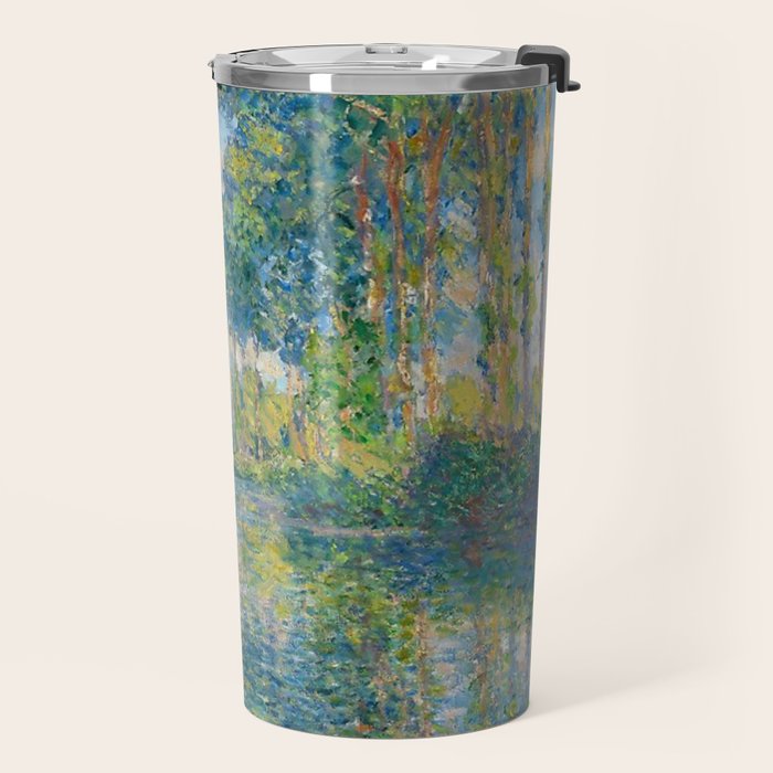 Claude Monet - Poplars on the Epte (1891) Travel Mug Gallery Image 2