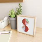 Hand-Drawn Geometric Circles with Stripes Mini Art Print Gallery Image 2