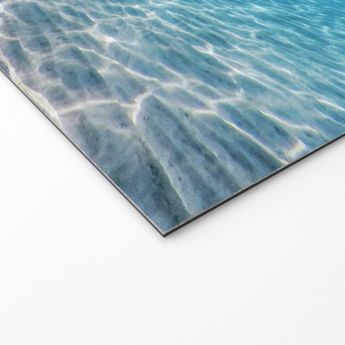 Underwater Blue Ocean, Sandy sea bottom Underwater background Welcome Mat Gallery Image 2