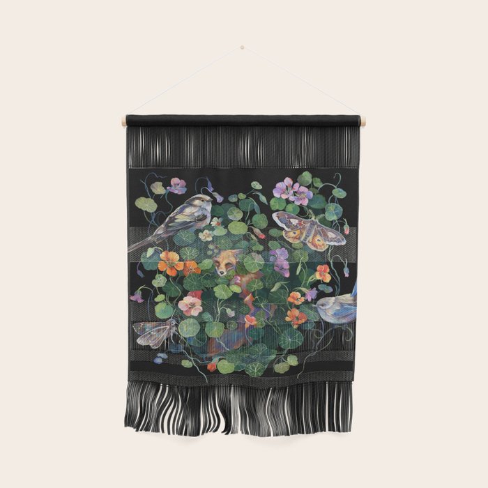 Nasturtium Fox Garden Wall Hanging Gallery Image 1