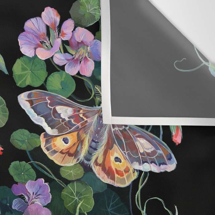 Nasturtium Fox Garden Wall Tapestry Gallery Image 3