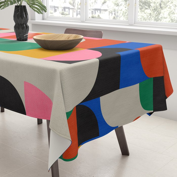 BAUHAUS PATTERN STUDY 01 Tablecloth Gallery Image 3