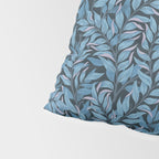 Romantic Botanica - Foliage in Dark Blue Pillow Sham Gallery Image 4