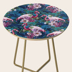 Night Forest Flamingos Side Table Gallery Image 2