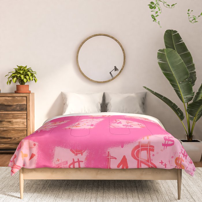 Pink Dollar Signs Comforter Gallery Image 3