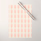 Pink Popsicle Pattern Wrapping Paper Gallery Image 1