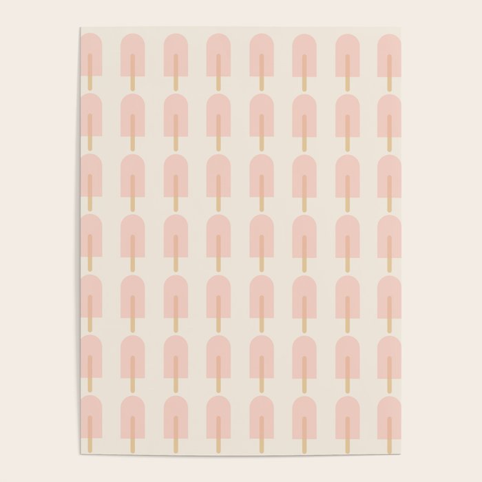 Pink Popsicle Pattern Poster Gallery Image 4