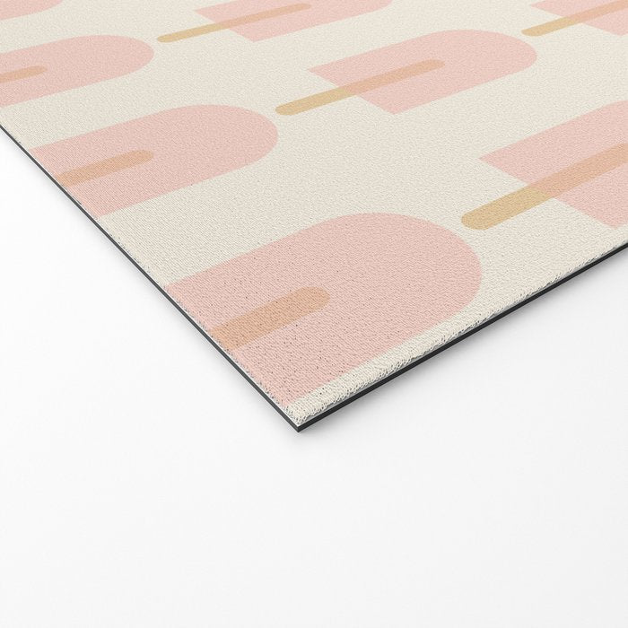 Pink Popsicle Pattern Welcome Mat Gallery Image 2
