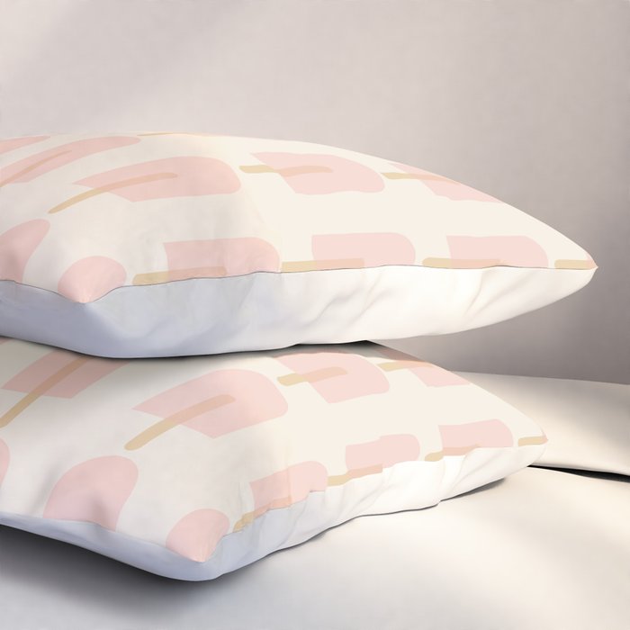 Pink Popsicle Pattern Pillow Sham Gallery Image 3