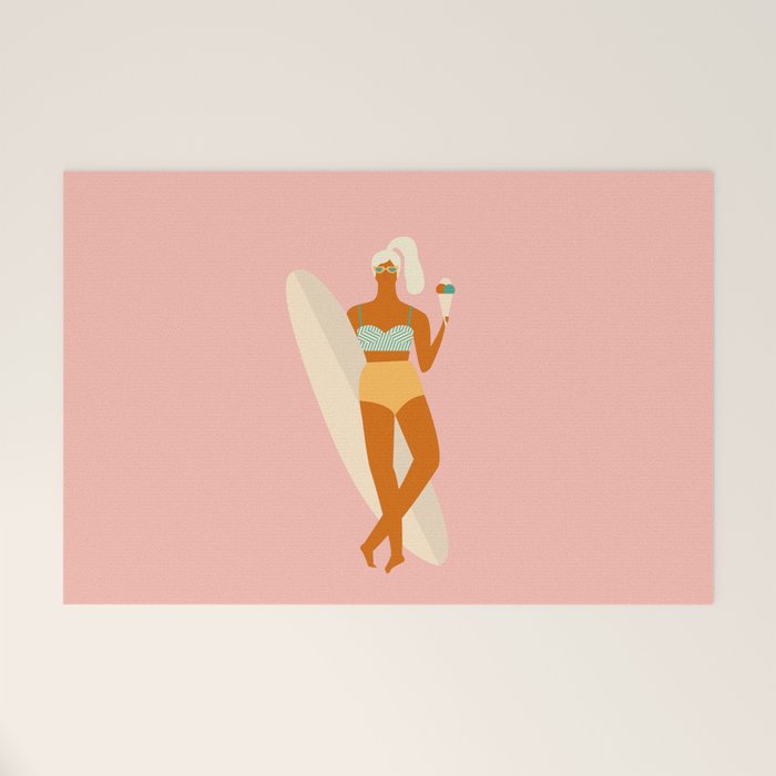 Vanilla Ice-cream Welcome Mat Gallery Image 1