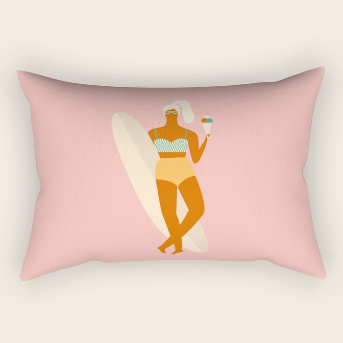 Vanilla Ice-cream Rectangular Pillow Gallery Image 2