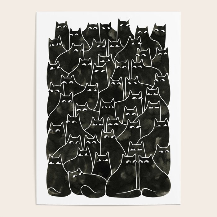 Suspicious Cats Poster Gallery Image 1