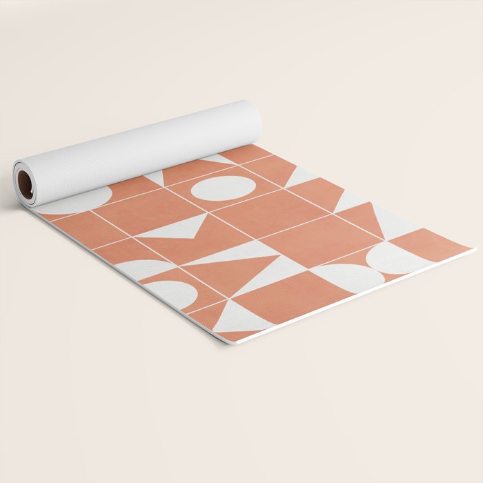 My Favorite Geometric Patterns No.14 - Coral Yoga Mat Gallery Image 2