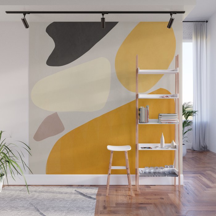 Abstract Shapes 35 Wall Mural Gallery Image 1