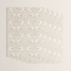 William Morris Pimpernel Cochineal Pink Pastel Floral Wrapping Paper Gallery Image 3