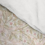 William Morris Pimpernel Cochineal Pink Pastel Floral Comforter Gallery Image 4