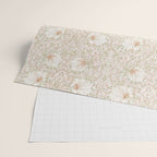 William Morris Pimpernel Cochineal Pink Pastel Floral Wrapping Paper Gallery Image 2