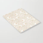 William Morris Pimpernel Cochineal Pink Pastel Floral Notebook Gallery Image 2