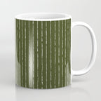 Lines II (Olive Green) Coffee Mug Gallery Image 1