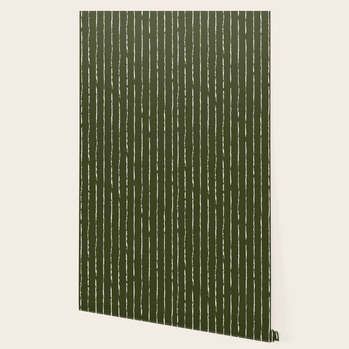 Lines II (Olive Green) Wallpaper Gallery Image 2