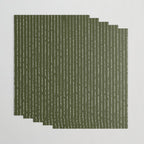 Lines II (Olive Green) Wrapping Paper Gallery Image 3