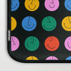 Colorful diverse people face cartoon pattern Laptop Sleeve Gallery Image 3