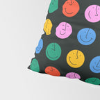 Colorful diverse people face cartoon pattern Pillow Sham Gallery Image 4
