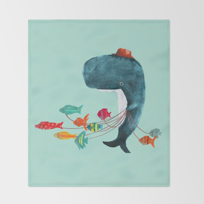 My Pet Fish Throw Blanket Gallery Image 2