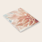 Always the Optimist  pink dahlia botanical flower photograph Notebook Gallery Image 3