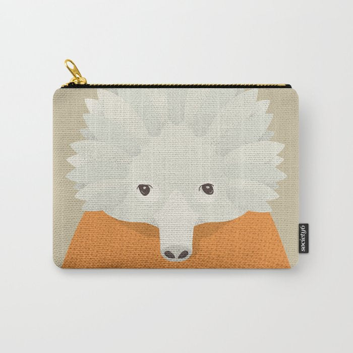 Whimsy Echidna, Animal Portrait Carry All Pouch Gallery Image 1