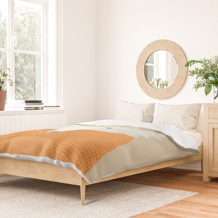 Whimsy Echidna, Animal Portrait Duvet Cover Gallery Image 2