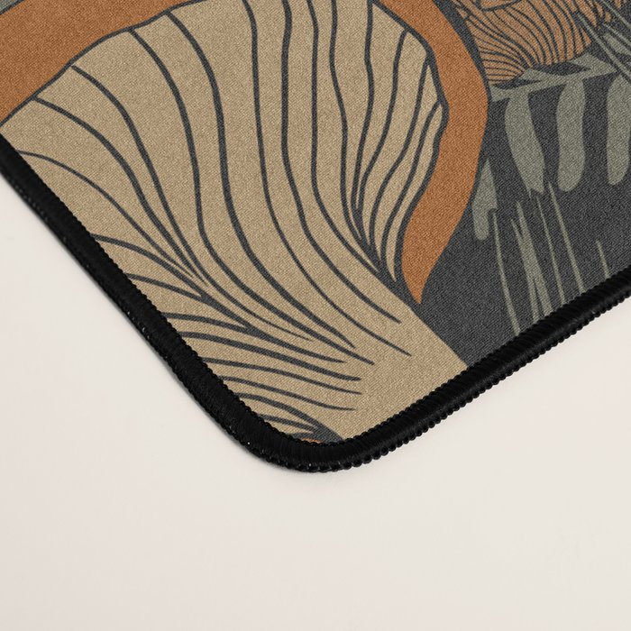 Autumn Mushrooms and Pinecones Desk Mat Gallery Image 4