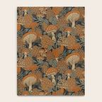 Autumn Mushrooms and Pinecones Notebook Gallery Image 4