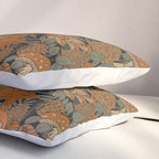 Autumn Mushrooms and Pinecones Pillow Sham Gallery Image 3