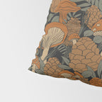 Autumn Mushrooms and Pinecones Pillow Sham Gallery Image 4