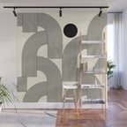 Abstraction_SUNLIGHT_SUNSHINE_LINE_POP_ART_Minimalism_001A Wall Mural Gallery Image 1