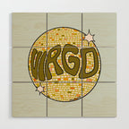 Virgo Disco Ball Wood Wall Art Gallery Image 1