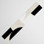 geometry mid modern black white III Table Runner Gallery Image 3