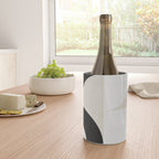 geometry mid modern black white III Wine Chiller Gallery Image 4