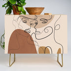 Abstract Faces 6  Credenza Gallery Image 1