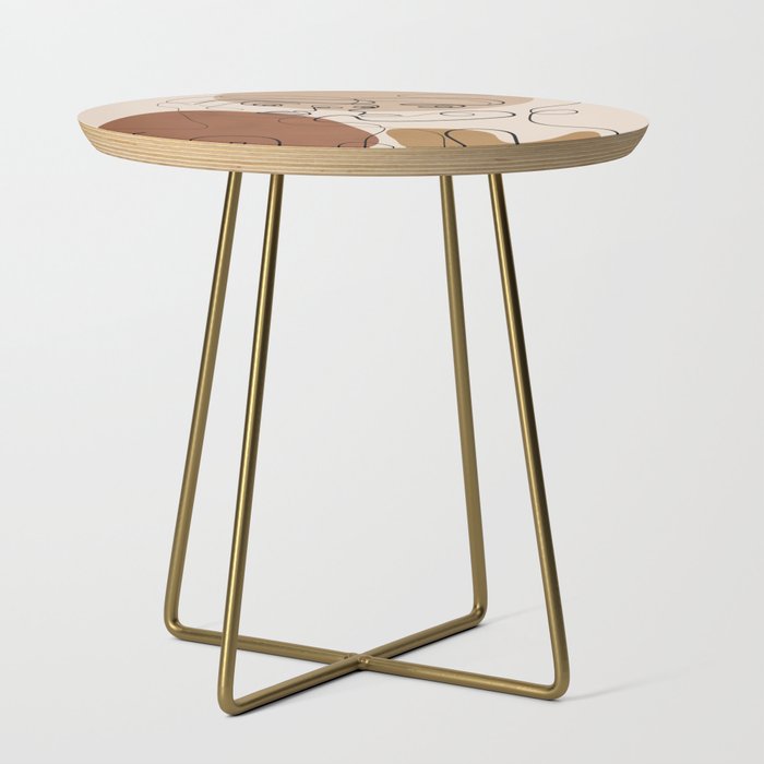 Abstract Faces 6  Side Table Gallery Image 1