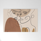 Abstract Faces 6  Welcome Mat Gallery Image 1