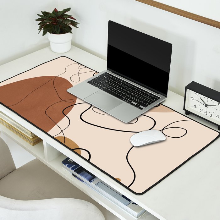Abstract Faces 6  Desk Mat Gallery Image 2