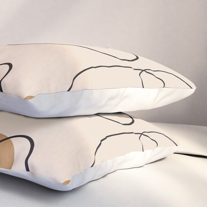 Abstract Faces 6  Pillow Sham Gallery Image 3