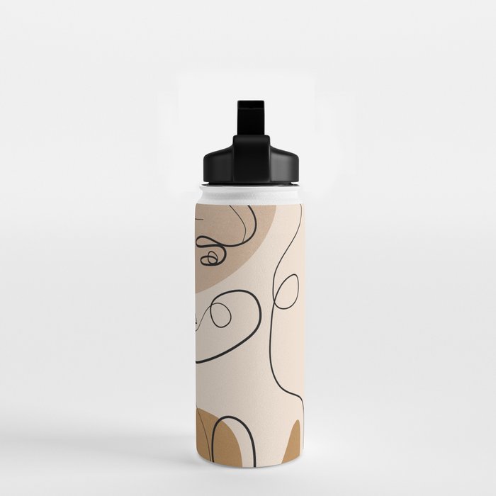 Abstract Faces 6  Water Bottle Gallery Image 2