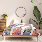 Indonesian Fish Duo - Navy & Coral Palette Comforter Gallery Image 3
