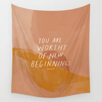 Worthy of New Beginnings  Wall Tapestry Gallery Image 4