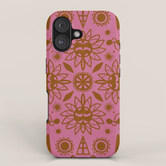 summer solstice mandala iPhone Case Gallery Image 1