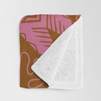 summer solstice mandala Throw Blanket Gallery Image 3