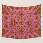 summer solstice mandala Wall Tapestry Gallery Image 4
